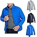 Produktbild Herren Winterajacke,Stehkragen Daunenmantel Steppmantel Dasongff Reißverschluss Jacke Leight Windbreaker Männer Große Größen Trenchcoat M-3XL