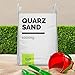 Produktbild Quarzsand - Spielsand weiß, in sehr feiner Körnung, der Standard für Sandkasten, kostenlose Lieferung, 1000kg im praktischen BigBag