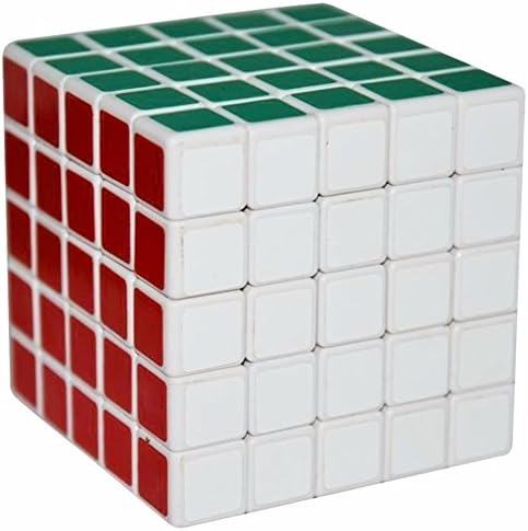 LSMY 5x5x5 Puzzle Cube Toy White
