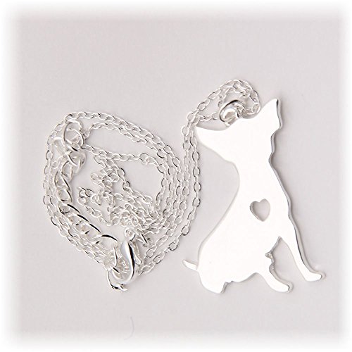 Collana con pendente di Chihuahua. gioiello