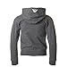 Armani Junior Aj Logo Zip Through Hoodie CHARCOAL age 8