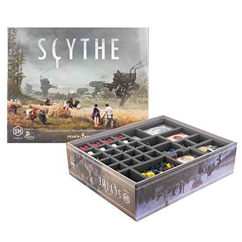 Feuerland Scythe Brettspiel (deutsch) + Feldherr Schaumstoffeinsatz - Vorteilspack