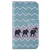 Produktbild Nancen Nokia Microsoft Lumia 640 / N640 (5,0 Zoll) Handy Lederhülle, Flip Case Wallet Cover with Stand Function, Folio Bookstyle Handytasche Soft Silikon Bunte Muster Tasche PU Leder Slim Shell Handyhülle.