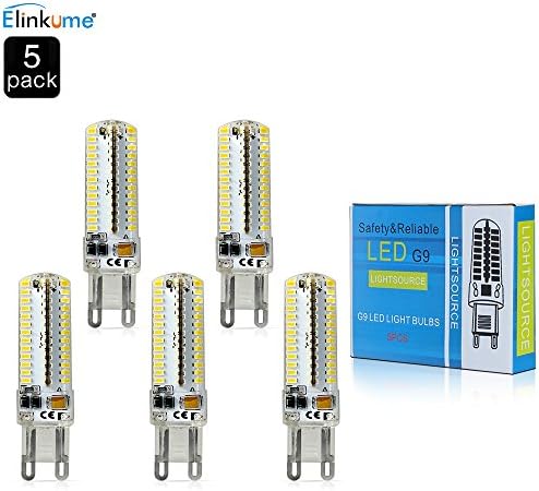 Environmental Friendly G9 Led Light Bulbs 5.5 Watts Led Lighting Indoor Use Led lamp Warm White AC220-240V Spotlights with 104-SMD 3014 Lamps*5