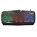 Produktbild Kobay K3 USB verdrahtete beleuchtete bunte LED-Hintergrundbeleuchtung Multimedia PC Spieltastatur (Schwarz)