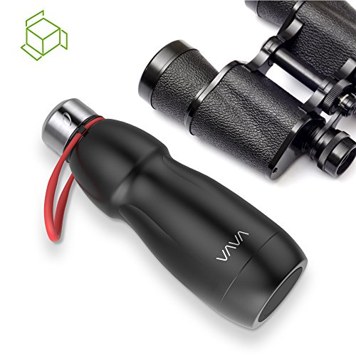 Thermosflasche 500 ML VAVA Isolierflasche Vakuumisolierte Edelstahl Wasserflasche Hält 95°C Heiße Getränke für 24 Stunden Warm (18-8 Edelstahl, Silikonabdichtung, Antirutsch-Mattierung, Gummiring) - 9