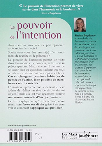 Book's Cover of Le pouvoir de l'intention : Une énergie puissante pour réussir