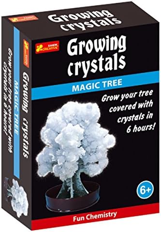 Ranok Ranok12160052A 10 x 14 x 4 cm White Magic Tree Growing Crystal Kit