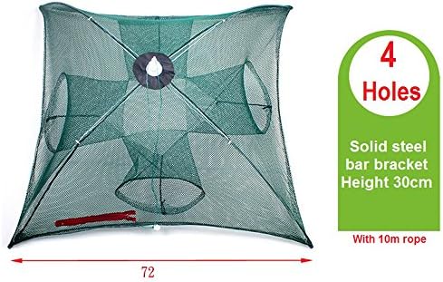 Automatic Fishing Net Cage Solid Thick Four Sides and Four Holes