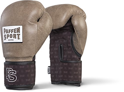 Paffen Sport Allround DRYHAND Boxhandschuhe für das Training; Vintage braun/schwarz; 16UZ