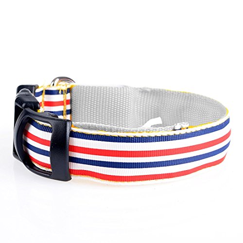 Pets-Dogs-Night-Strip-Collar-Flash-Light-Up-Led-Collars-Safety-Waterproof-Adjustable-Stripe-Colorful