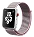 Produktbild Naomo Kompatibel Mit Für Apple Watch Series 3/2 /1 Armband,Nylon Strick Replacement Uhrenarmband Sportarmband band Ersatzband (38mm,Rosa Sand)