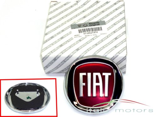 Original fiat 500 735521414 emblem-cOFFRE aRRIÈRE eMBLÈME