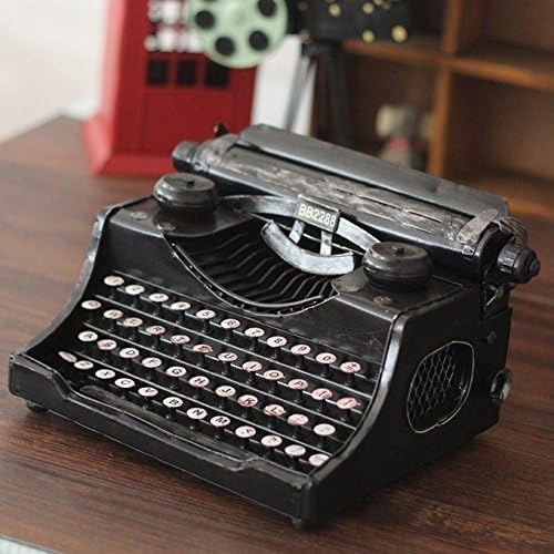 WZW Tin Retro Typewriter nostalgia literature and art handmade Do old art work Home Furnishing ornaments