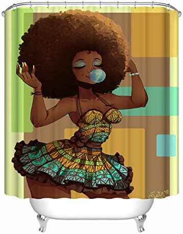 Glowing stars, 180 x 180 cm shower curtain, shower curtains, bathtub curtain, anti-mould, waterproof, with 12 rings for bath, bathroom. Typ 5