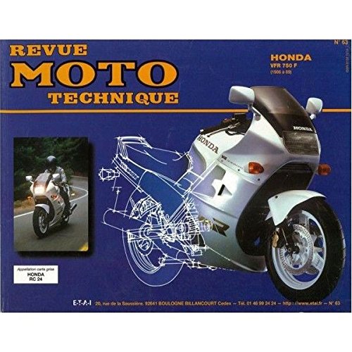 RRMT0063.2 REVUE TECHNIQUE MOTO - HONDA VFR 750 F de 1986 à 1989 RRMT0063.2 REVUE TECHNIQUE MOTO - HONDA VFR 750 F de 1986 à 1989