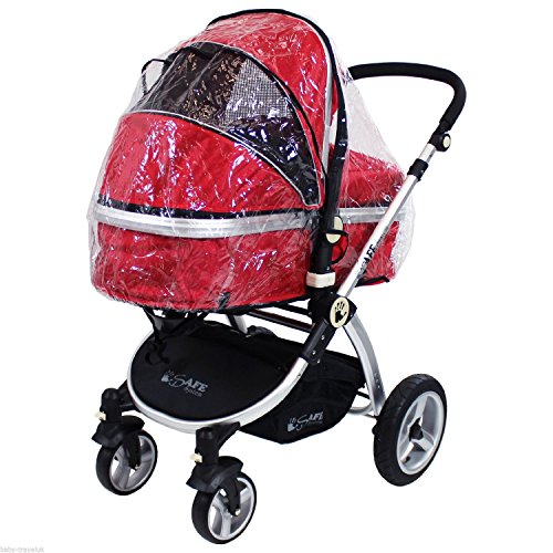 Universal Raincover Zipped To Fit iSafe Pram System
