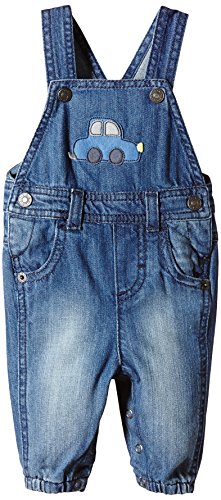 United Colors of Benetton Baby-Boys Denim Dungarees, Blue, 3 to 6 months (Manufacturer Size: 62 cms)