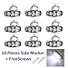 Produktbild PolarLander 10 STK LED Seitenmarkierung Licht Abstand Lampe 12V 24V E-markiert Auto LKW Anhänger Bus Rückleuchte Außenleuchten Parkleuchten weiß