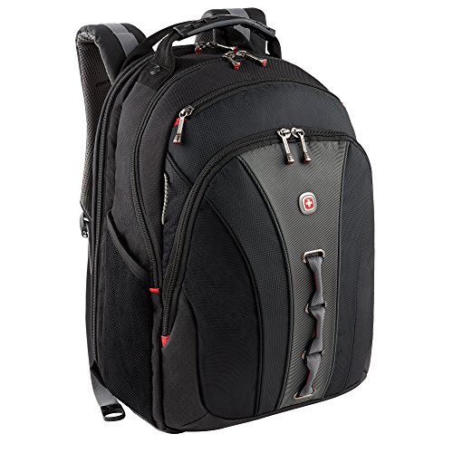 Wenger Legacy 16″ Eleganter Business Laptop Rucksack in schwarz/grau - 8