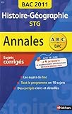 Image de Histoire-Géographie STG : Sujets corrigés