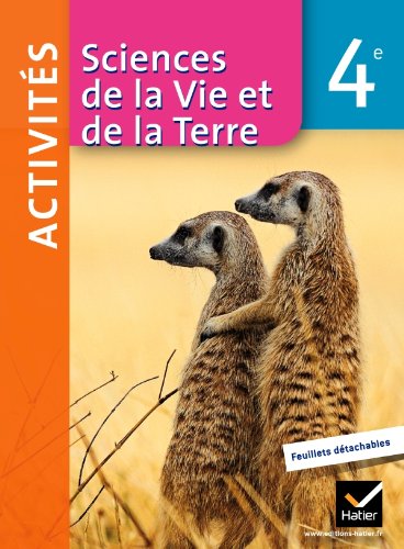 Download Sciences de la Vie et de la Terre 4e éd 2011 - Fichier d'activités