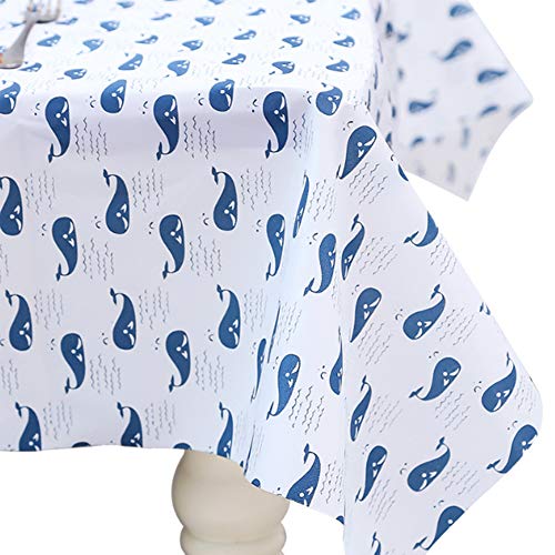 Preisvergleich Produktbild Runfon PVC-Tischdecke, wasserdicht, öldicht, für den Innen- und Außenbereich, Abdeckung für Balena 1 Stück 130 * 180cm
