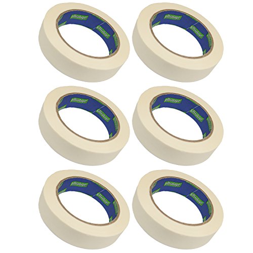 6 Rolls Masking Tape - 24mm x 50m by JMS Bridge