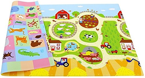 Baby Care Play Mat (Medium) (Medium, Busy Farm)