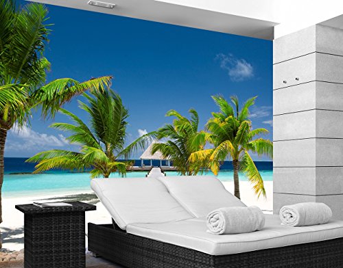 Papiertapete - Fototapete No.242 'PARADISE BAY' 280x200cm Motiv XXL Poster , Größe:280cm x 200cm