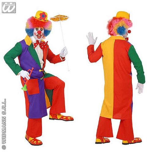 Preisvergleich Produktbild Widmann wdm57552 – Kostüm für Erwachsene Clown, grün, M