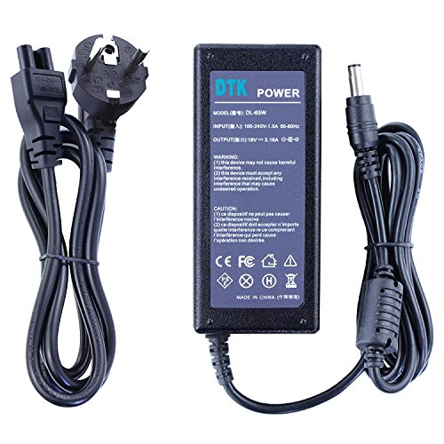 DTK® Notebook Laptop-Ladegerät AC-Netzteil für SAMSUNG high quality Output: 19V 3,16A 60W Netz Batterie-Stromversorgung