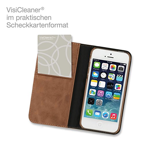 3x POLYCLEAN VisiCleaner Reinigungskarte aus Microfaser P-9000 â€“ Streifenfreie Displayreinigung im Scheckkartenformat (8,5 x 5,5 cm, 3 StÃ¼ck) (Zebra, Giraffe)