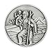 Produktbild Hl. St. Christophorus 5 cm Plakette, 999-feinversilbert, gesegnet und geweiht