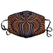 Produktbild Outdoor Reusable Half Face Anti-dust Mouth Mask with Design, Adult Colorful Mandala Damask Tribal Patterns Light Mouth Face Masks Women Amazing Motorcycle Anti Dust Face Mouth Mask-Reusable Mens