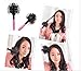 Careshine New 3D Curl Brush Styling Salon Round Hair Curler Comb Curling Tool