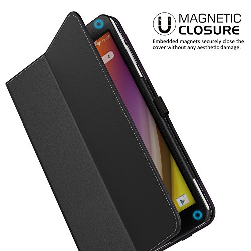 MoKo Dragon Touch S8 Hülle – Kunstleder Tasche Schutzhülle Schale Smart Case Standfunktion für Dragon Touch S8 8″ Intel Quad Core 64 bits Android Tablet, Schwarz - 3