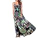 Produktbild Damen Sommerkleid Casual Bohemian Floral Rock Empire Party Sling Maxikleid Axchongery, Plastik, grün, S