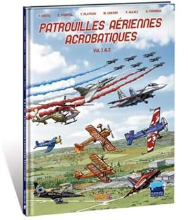 jaquette livre Patrouilles aériennes acrobatiques 1 & 2