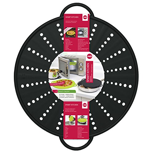 Emsa 514561 Spritzschutz, Ø 31 cm, Silikon, Anthrazit, Smart Kitchen - 2