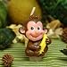 Vovotrade® Children Happy Birthday Party Smokeless Monkey Candle Charming Gifts