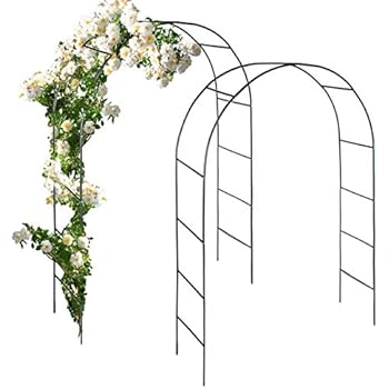 Rosenbogen Halbbogen aus Metall, Rankhilfe Pergola 12160: Amazon.de: Garten