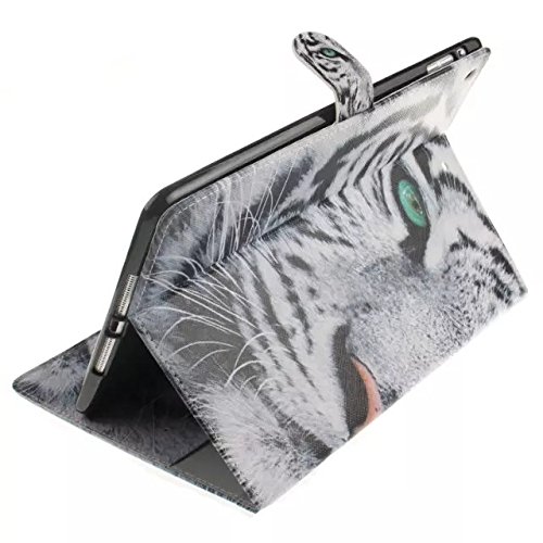 iPad Mini 1/2/3 Hülle, Deenor Bunt Painting und Stilvoll Brieftasche Tasche PU Leder Flip Protective Stand Tasche Schutzhülle Hülle für Apple iPad Mini 1/2/3 Generation.[Tiger] - 6