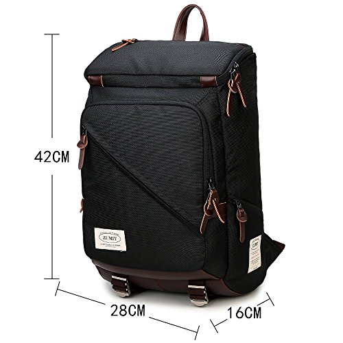 ZUMIT Laptop Rucksack Herren Damen Business Tasche Studenten Backpack Outdoor Reisen Wandern Daypack Schultertasche Wasserabweisend f  r bis zu 14 Zol