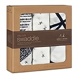 aden + anais 9211G Silky Soft Swaddles Midnight, 3er pack - 2