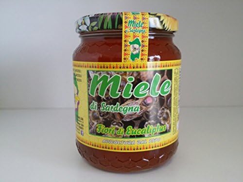 Miele of Sardinian Eucaliptus (Flowers of Eucaliptus) Product in Sardinia – Natural Reserve Monte arcosu, 250 Grammi