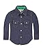 Kanz Baby Boys Shirt 1/1 Arm Polo Long Sleeve Shirt, Blue (blue Denim Blue 0013), 6-9 Months (Manufacturer size: 74)