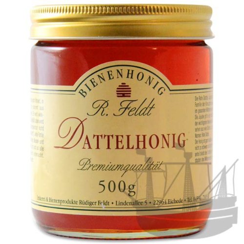 Preisvergleich Produktbild Dattelhonig, hocharomatisch, nicht zu süß, 500g