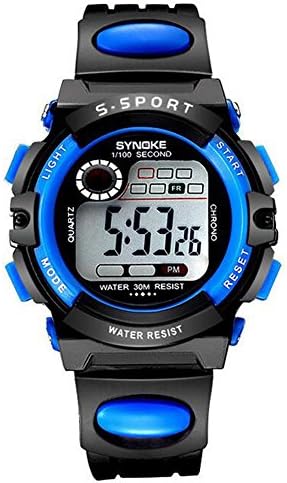 LONGQI WATCH Children Outdoor Sports Waterproof Watches with Alarm Calender Digital Wristwatch