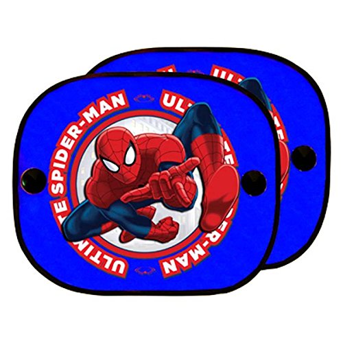 ABC PARTS Spiderman SPID101 Cortinillas Coche Ventosas